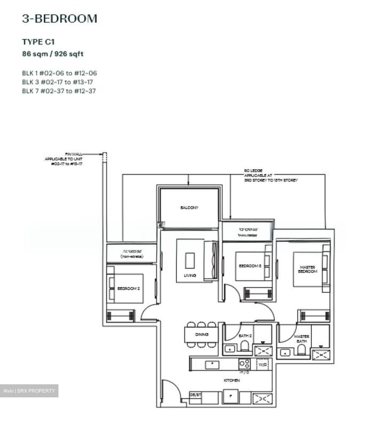 Parktown Residence (D18), Apartment #553486361